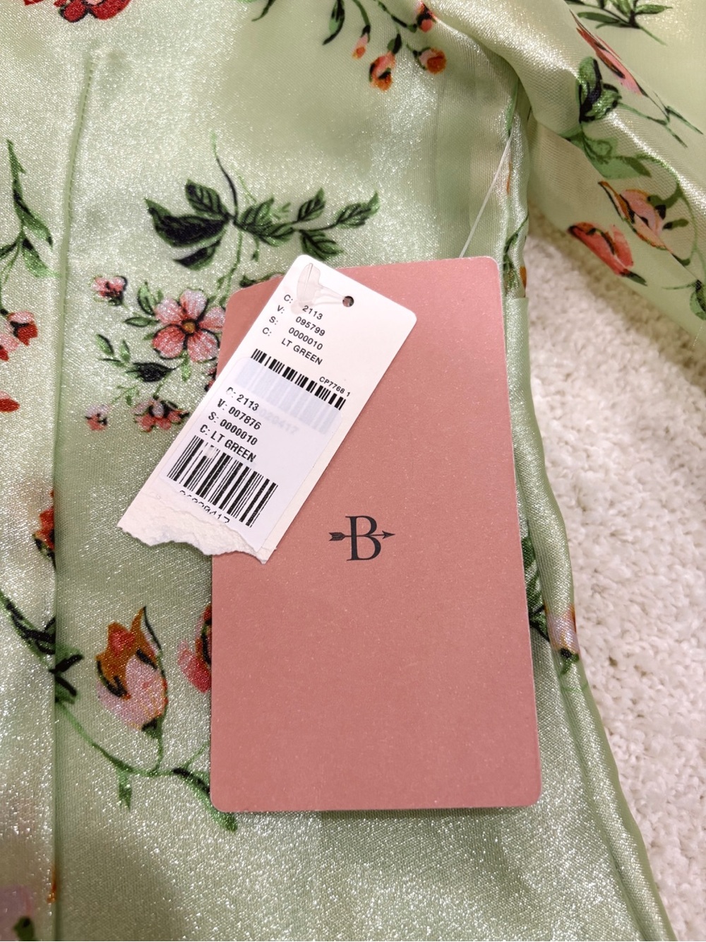 NWT Anthropologie BHLDN Samantha Long-Sleeve Organza Mini Dress Size XXS-XS - Picture 10 of 11